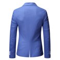 thumbnail image 4 of Veste pour Hommes Hiver Hommes Automne et Hiver Mode Personnalité Couleur Unie Veste de Complet Décontractée, 4 of 4