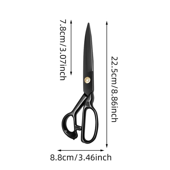 JJKBVCLO Ciseaux à Tissu Ciseaux de Tailleur en Acier Poignée Ergonomique Confortable