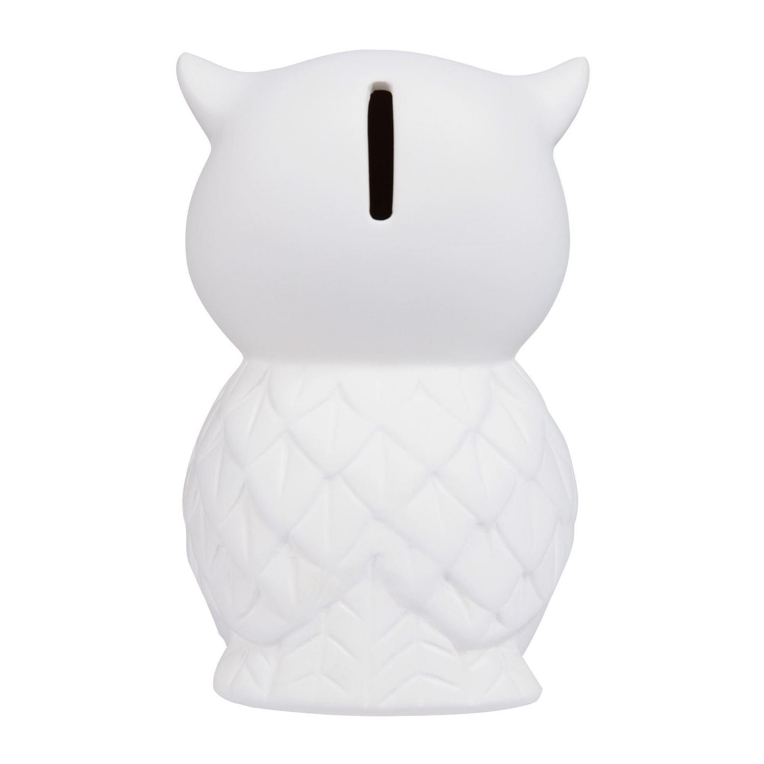 Create Basics Paintable Ceramic Owl Bank