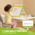 thumbnail image 3 of KFFKFF Easel Companion Kit, 32-Piece Children's Art Creation Set with Chalk, Markers & Paper Rolls, Essential Tools for Kids' Tabletop Drawing Easel, Creative Kit for Young Artists, 3 of 9