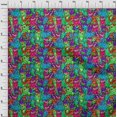 thumbnail image 3 of oneOone Velvet Multicolor Fabric Cat Fabric For Sewing Printed Craft Fabric By The Yard 58 Inch Wide, 3 of 5