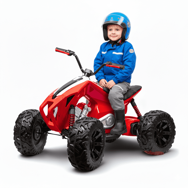 Sport Utility 24V Powered Kids Electric Ride-On Quad w/ Rubber Wheels & MP3 Soundboard