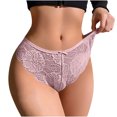 thumbnail image 1 of HongQid Underwear for Women Low Rise Ribbed Hipster Breathable Soft Womens Bikini Panties Cheeky, 1 of 7