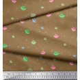 thumbnail image 3 of Soimoi Velvet Fabric Star & Planet Galaxy Print Fabric by The Yard 58 Inch Wide, 3 of 3