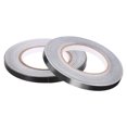 thumbnail image 1 of Unique Bargains Ruban en Papier D\'aluminium Ruban Noir Mat Non Réfléchissant 10mmx50m/164 Pieds 2 Paquets, 1 of 4