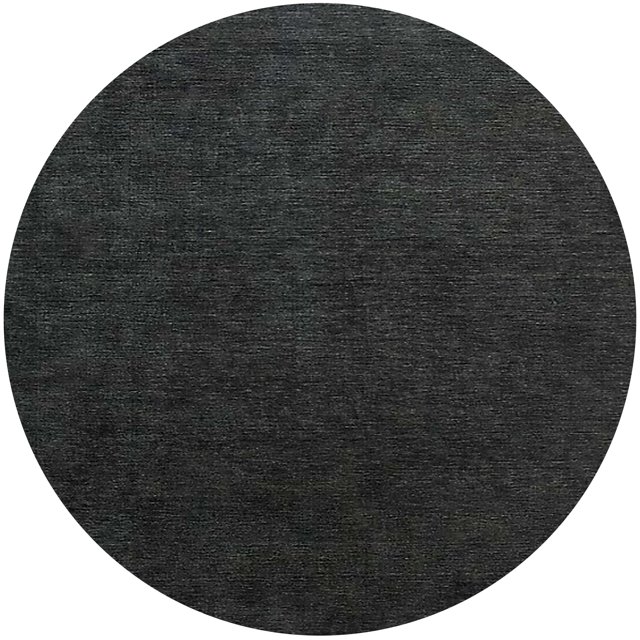 Ahgly Company Tapis d'Intérieur Lavables en Machine Ronds Industriels Modernes de Zone Noire Claire, Ronds de 7'