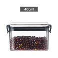 thumbnail image 4 of HEVIRGO Multifunctional Food Jars Candy Storage Cookie Jars with Lids Space Saving Clear Food Containers with Lids Suitable for Refrigerator Kitchen, S(15.6 oz), 4 of 10