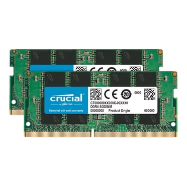Crucial RAM 32GB Kit (2x16GB) DDR4 3200MHz CL22 (or 2933MHz or 2666MHz) Laptop Memory CT2K16G4SFRA32A