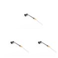 thumbnail image 2 of yingyy Model Railway Lamp Outdoor 1:87 Scale Streetlight Building LED Park Light Garden Yard Building Layout Decorations Type A Black 3Set, 2 of 6