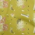 thumbnail image 1 of oneOone Cotton Poplin Lime Green Fabric Geometric Sewing Craft Projects Fabric Prints By Yard 56 Inch Wide, 1 of 4