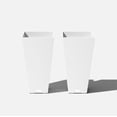 thumbnail image 1 of Veradek Pure Series Midland 26" Planter 2 Pack White, 1 of 15