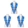 thumbnail image 3 of maskred Sturdy And Durable Lace Applique With 3D Beads And Rhinestones With Materials Are Sturdy And Durable Multiple Colors blue A 3Set, 3 of 6