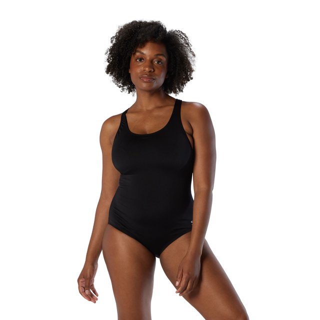 Speedo Wome's Contemporary Ultraback One Piece Swimsuit - Speedo Black, 16