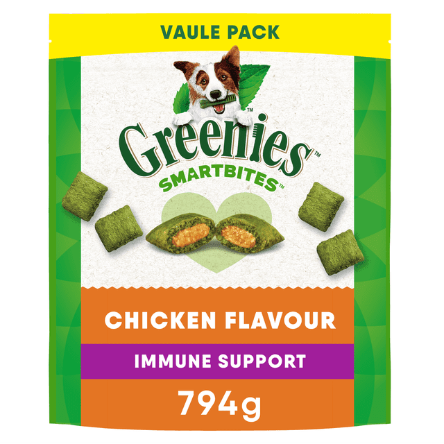 Greenies Smartbites Immune Support Chicken Flavour Crunchy & Creamy Adult Dog Treats