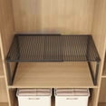 thumbnail image 4 of WLOELOEW Expandable Cabinet Storage Shelf Stackable Organizer Rack Saving Space For Kitchen Bathroom Pantry Coffee Countertop Home Office Desk Wardrobe Shoe Cabinet, 4 of 6