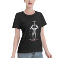 thumbnail image 2 of T-Shirt Basique à Manches Courtes pour Femme une Pièce Grand Ours, 2 of 6