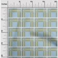 thumbnail image 1 of oneOone Georgette Viscose Fabric Tartan Check Print Fabric BTY 42 Inch Wide, 1 of 4