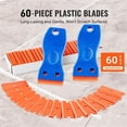 thumbnail image 4 of Yunuuuoa 3 Packs Recyclable Plastic Razor Blade Scraper, Eco-Friendly Safe Multi-Surface Tool, Glass Tile Cleaning, Durable Portable Household & Commercial Utility, Value Pack, 4 of 8