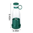 thumbnail image 3 of Portable Juicer for Fruit Smoothies, Mini USB Rechargeable Blender Cup with Stainless Steel Blades, Shaking Bottle for Gym Travel Office, 3 of 6