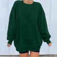 thumbnail image 2 of Penkiiy Chandail pour Femmes Mode Chandail Décontracté à Manches Longues à Col Rond Imprimé pour Femmes Hauts Blouse Vert Vêtements Y2K, 2 of 6