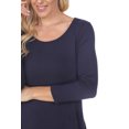 thumbnail image 3 of (Marine, G) - Tunique Unie pour Femme, 3 of 5