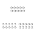 thumbnail image 4 of Dalazy 10pieces Outdoor Activity - Reusable Water Balls For Summer Pool Fun Colorful Swimming Pool Family Fun Water Balloon White 3PCS, 4 of 6