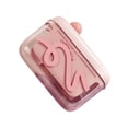 thumbnail image 1 of JJKBVCLO Portable Pick Dispenser With One Eject Travel Picks With Clear Cover Compact Can Holds 15 16 Refillable Flossers For Travel And Home Use, 1 of 1