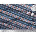 thumbnail image 3 of Soimoi Polyester Crepe Fabric Ikat Southwestern Fabric Prints by Yard 42 Inch Wide, 3 of 3