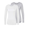 thumbnail image 1 of Adar Underscrubs for Women Multi Color 2 Pack - Long Sleeve Underscrub Comfort Tee, 1 of 7