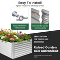 thumbnail image 5 of Noble House Raised Garden Bed, Galvanized Planter Box Stand Outdoor,Herbs, 5 of 5