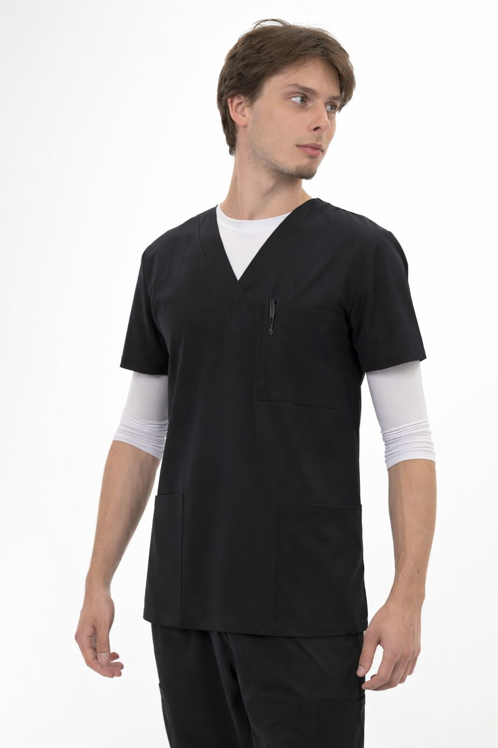 Zinnia Basics Gender Inclusive Scrub Top