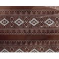 thumbnail image 4 of oneOone Georgette Viscose Fabric Geometric Block Print Fabric BTY 42 Inch Wide, 4 of 4