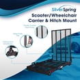 thumbnail image 2 of Silver Spring Porte-Attelage en Acier pour Trottinette de Mobilité et Fauteuil Roulant avec Rampe Pliante de 42”, 2 of 8