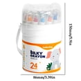 thumbnail image 3 of Vacemry Mess-Free Washable Crayons For Little One, Silk Speed Drying Crayon Oil Painting Sticks In Portable Tin Barrel, lies ForKidsClassroom Home Travel, Creative Drawing And Coloring Gifts, 3 of 4