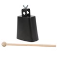 thumbnail image 3 of Metal Cow Bell Noise Maker, Hand Percussion Instrument Cowbell Metal Cowbell  For Drum Set 4 Inch / 10.2cm,5 Inch / 12.7cm, 3 of 8
