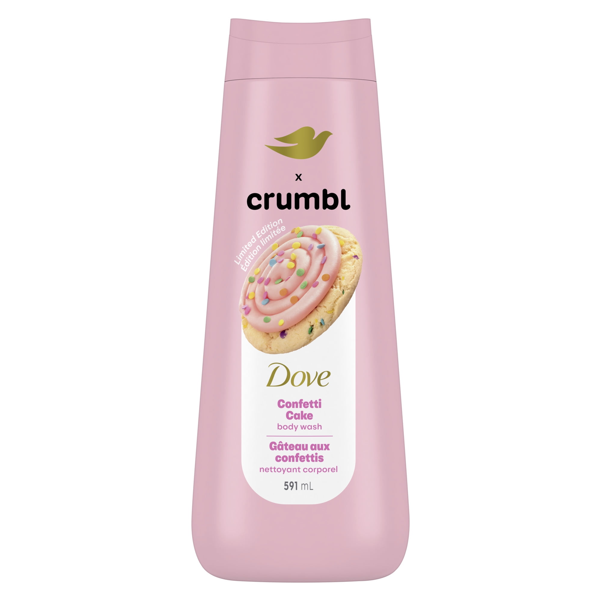 Dove Crumbl Moisturizing Body Wash Confetti Cake 591 ml | Limited