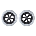 thumbnail image 1 of Milaget 2 Pcs Roues de Rollator Accessoires de Fauteuil Roulant 12 Pouces Pneus Pleins Antidérapants Gris, 1 of 9