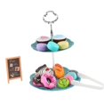 thumbnail image 1 of HILABEE Unique Pretend Play Teaset Interactive Toys Teapot Playset Dessert Tea Party Set A, 1 of 9