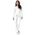 thumbnail image 4 of Adar Pantalon d'Uniforme Droit pour Femmes Universal, à Cordon, Popeline Durable, Noir, 4 of 7