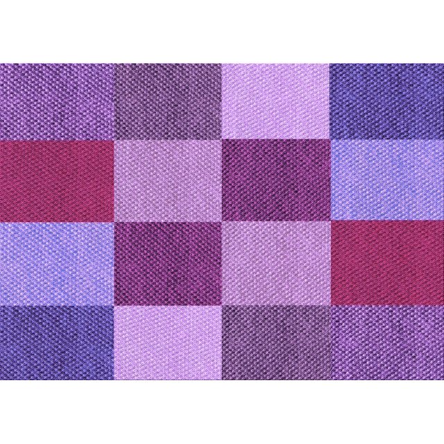 Ahgly Company Tapis d'Intérieur Lavables en Machine, Rectangle Transitionnel, Violet Foncé, 8' x 12'