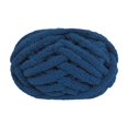 thumbnail image 1 of Luzkey Chunky Wool Yarn Jumbo Yarn Washable Hand Knitting DIY Weight Yarn Bulky Yarn for Tapestry Bed Fence Throw Rug Making Deep Blue, 1 of 8