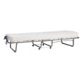 thumbnail image 1 of Linon Lit Pliant en Métal Luxor avec Matelas en Mousse Mémoire, Beige, 1 of 23