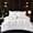 White, variant on Bed Quilt Large - Quilted All Season Down Quilt With White Lightweight Quilt Angled Label - Machine Washable Large 59x 79 Inches