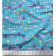 thumbnail image 1 of Soimoi Modal Satin Fabric Ornament Home Decor Print Sewing Fabric Yard 42 Inch Wide, 1 of 3