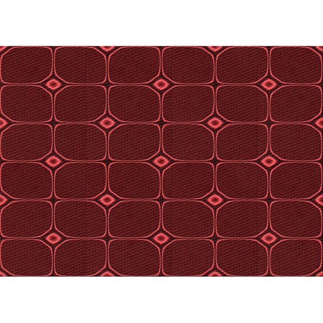 Ahgly Company Tapis de Zone Rectangulaire Transitionnel Rouge Bordeaux pour Intérieur, Lavable à la Machine, 6 Pieds x 9 Pieds
