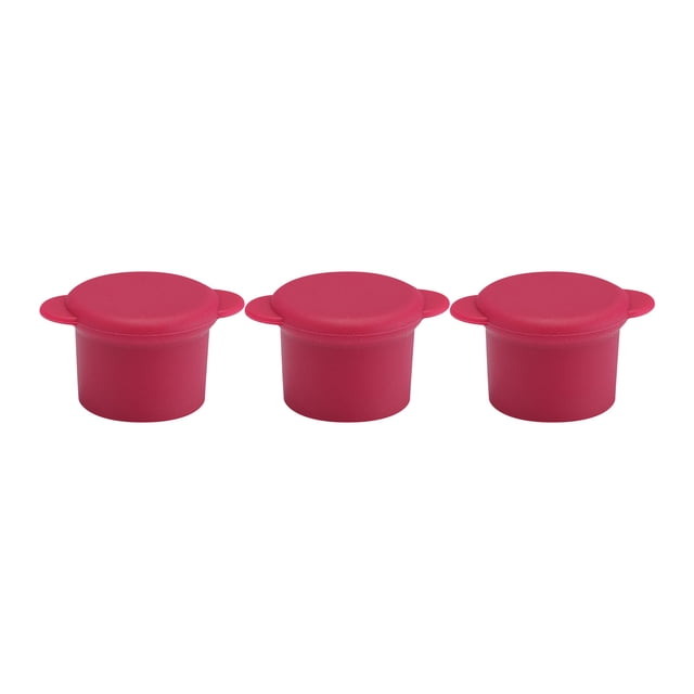 WHEANG Wine Bottle Cap Reusable And Sealing Cap Silicone Cork Keeps Wine Fresh For Days In Air Tightness Set Of 3