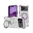 thumbnail image 1 of 17 Series Phone Case with Magnetic Stand, Air Cushion Anti-Drop Protection, Clear Matte Finish & 360° Rotatable Holder(for 17 Pro/17 Pro Max), 1 of 7
