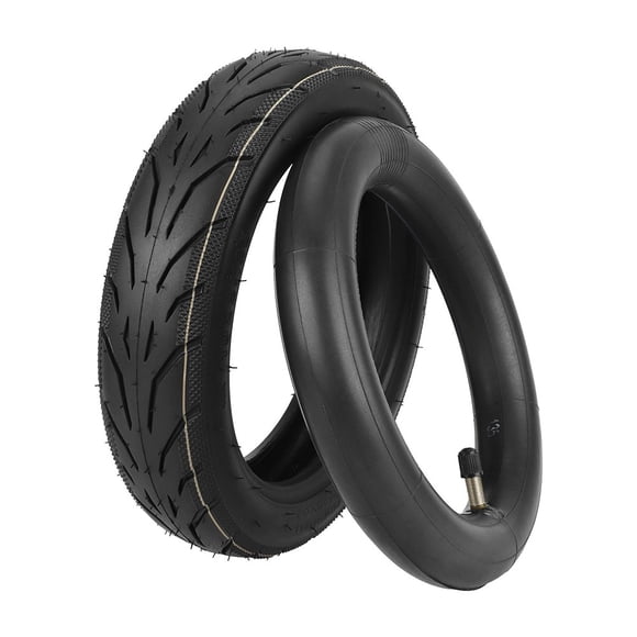 Bgsha Thickened Wear-Resistant Tires Electric Scooter Inner Tube Or Tyre Replacement 10 Inch 10x2.125 Inner Tube Tyre Inflated Spare Tire for Segway F20/F25/F30/F40 Electric Scooter