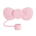 thumbnail image 1 of Lovely Bow Straw Covers Cap Toppers Compatible W/ 30&40oz ReusableNE L6C6, 1 of 8