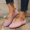 thumbnail image 2 of B91xZ Mocassins Classiques Décontractés pour Femmes Mocassins à Bout Rond Chaussures de Conduite Plates Souples Chaussures de Marche pour Femmes à Enfiler, Rose 8, 2 of 5